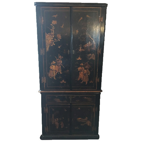 Armoire d'angle indochine