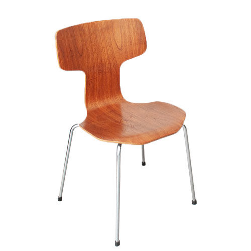 six chaises de Arne Jacobsen pour Fritz Hansen 1967 en teck