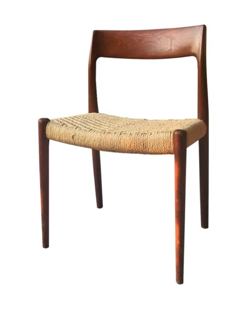 six chaises Niels Moller design scandinave danemark 1960 mobilier vintage brocante boutique en ligne suisse geneve be vinsign