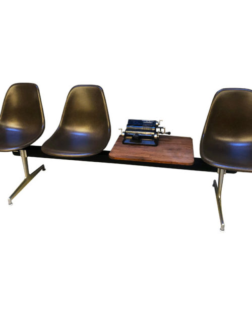 Banc Eames par Herman Miller banc charles & ray eames par herman miller bench seat tandem